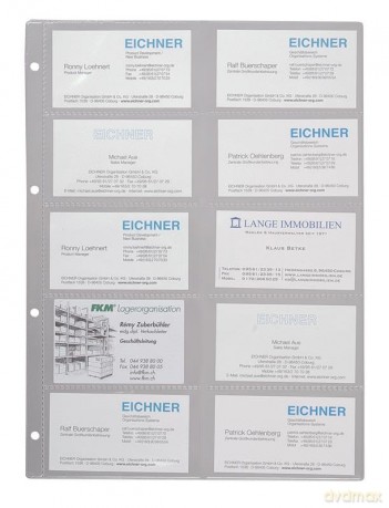 Eichner: EICHNER Visitenkartenhźllen DIN A4 DIN A