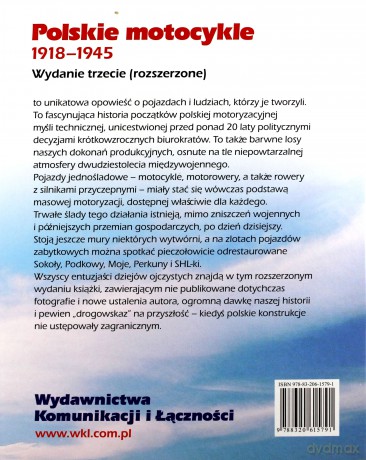 Polskie Motocykle 1918-1945 - Jan Tarczyński [KSIĄŻKA]