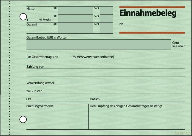 Einnahmebeleg,A6quer,50Bl.1-Fa