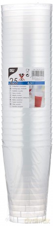 Papstar: Einweg-Trinkbecher 0,3l ,25er