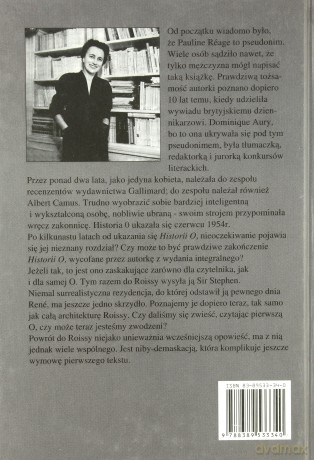 Powrót Do Roissy - Pauline Reage [KSIĄŻKA]
