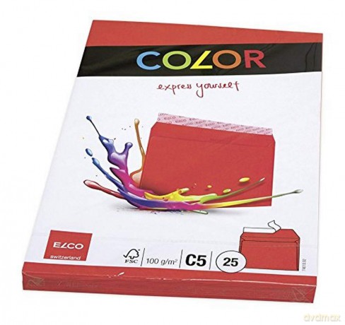 Elco: ELCO Briefumschlge Color DIN C5 ohne Fe
