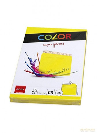 Elco: ELCO Briefumschlge Color DIN C6 ohne Fe