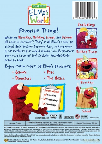 Elmo Worlds: Elmos Favorite Things [DVD]