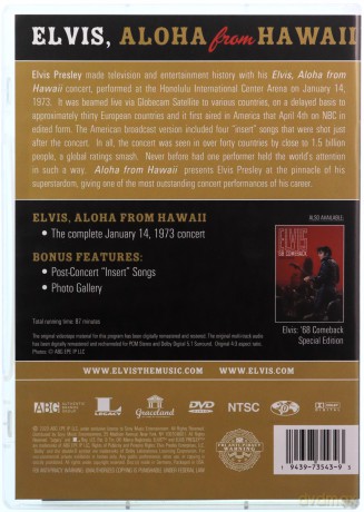 Elvis Presley-Elvis Aloha From Hawaii [DVD]