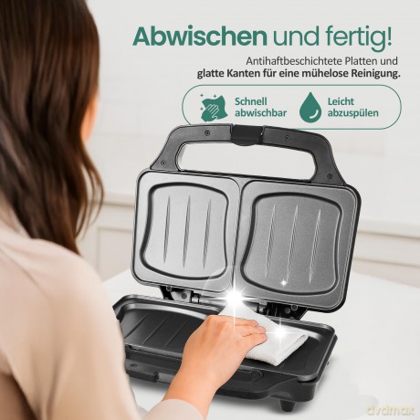Emerio Sandwichtoaster 2 Scheibentoaster