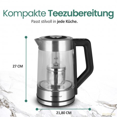 Emerio Wasserkocher 1,7 l, 5 Heizleistun