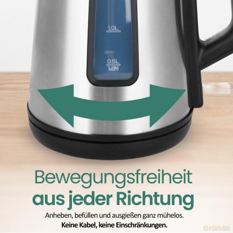 Emerio Wasserkocher, 1.7L Cool Wall auto
