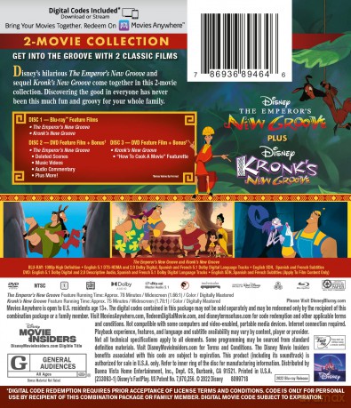 Emperor's New Groove 2-Movie Collection [3xBlu-Ray]