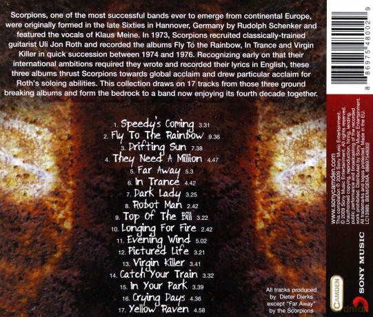 Scorpions: Hot & Slow - Best Masters Of The 70s [CD]