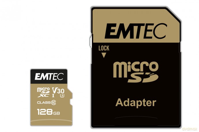 EMTEC MicroSD Card 128GB SDXC CL10 Speed