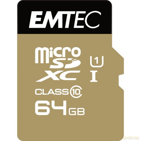 EMTEC MicroSD Card 64GB SDXC CL.10 UHS1