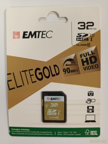 EMTEC SD Card 32GB SDHC (CLASS10) Gold