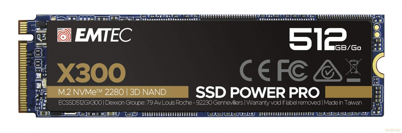 Emtec Ssd 512gb M.2 Pcie X300 Nvme M2 22