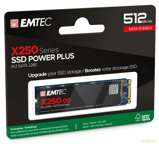 Emtec Ssd 512gb M.2 Sata X250
