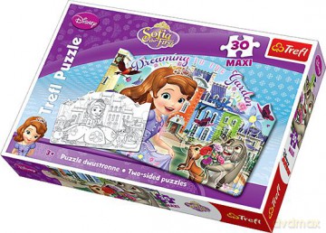 TREFL 30 el. Maxi Konturowe Jej Wysokość Zosia [PUZZLE]