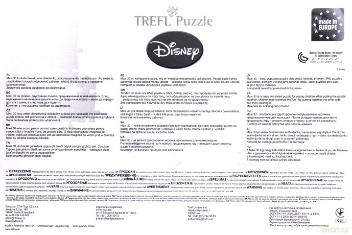 TREFL 30 el. Maxi Konturowe Jej Wysokość Zosia [PUZZLE]