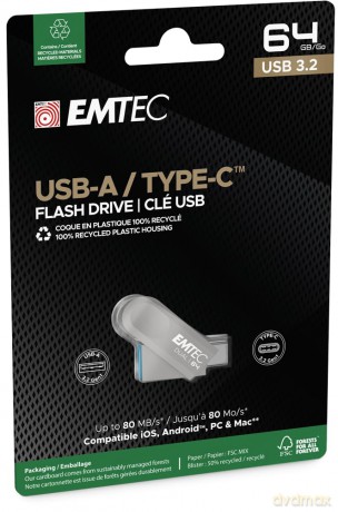 Emtec USB3.2 Type-C Dual D280 64GB