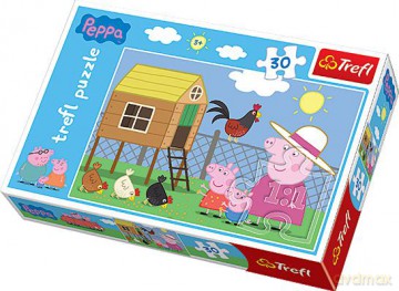 TREFL 30 Wizyta W Kurniku Świnka Peppa [PUZZLE]