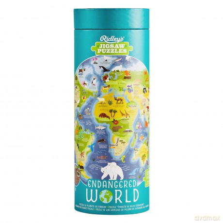 Endangered World 1000 Piece Jigsaw Puzzle [KSIĄŻKA]