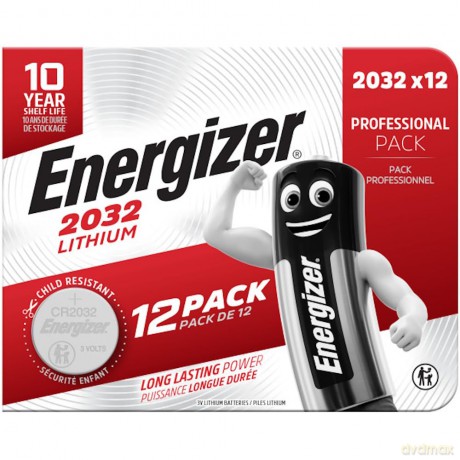 Energizer Knopfzelle CR2032 12er Blister