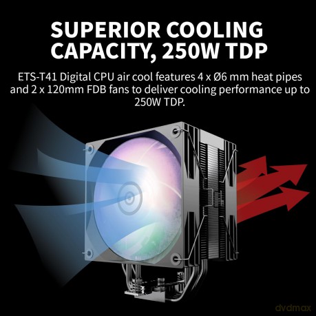 Enermax Air CPU Cooler ETS-T41D 2x120mm