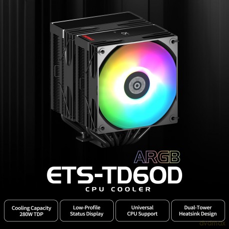 Enermax Air CPU Cooler ETS-TD60 Digital