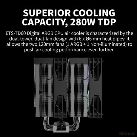 Enermax Air CPU Cooler ETS-TD60 Digital