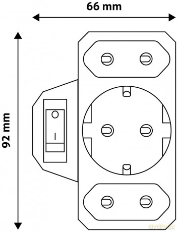 Entac Steckdosenadapter 2x Euro 1x Schu10ZubehśrSONSTIGES54018705075.99125.03.20260789461 59990979