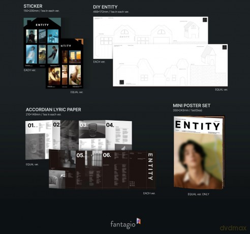 Cha Eun Woo: Entity - Equal Version - Random Cover [CD]