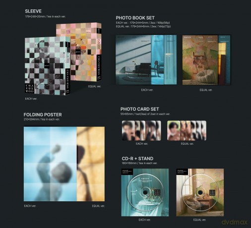 Cha Eun Woo: Entity - Equal Version - Random Cover [CD]