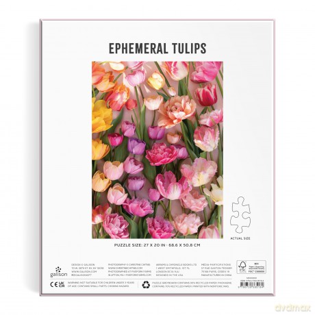 Ephemeral Tulips 1000 Piece Puzzle [KSIĄŻKA]
