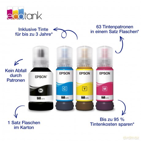 Epson: EPSON EcoTank ET-2956 3 in 1 Tintenstrah
