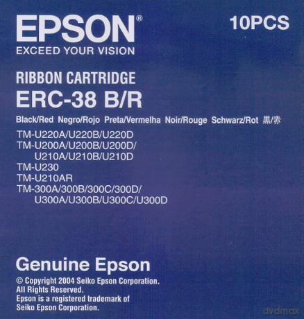 EPSON Farbband ERC38BR SW/R