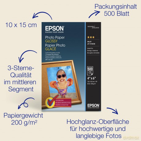 EPSON Photo Paper Glossy 10x15