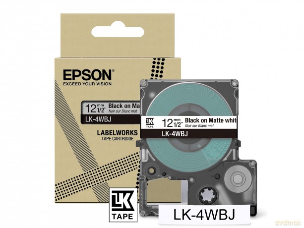 Epson: EPSON Schriftband LK LK-4WBJ C53S672062,