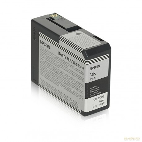 Epson: EPSON T5808 matt schwarz Druckerpatrone