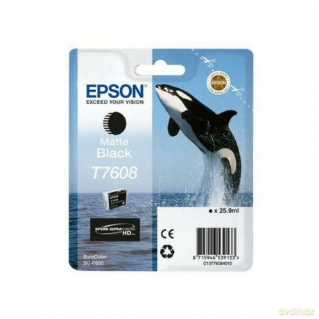 Epson: EPSON T7608 matt schwarz Druckerpatrone