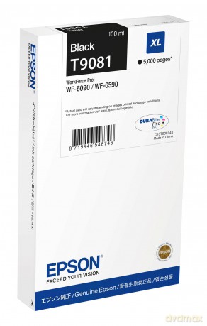 Epson: EPSON T9081XL schwarz Druckerpatrone