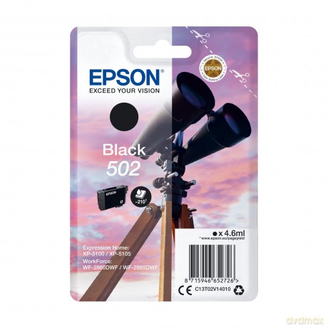 EPSON Tinte 502/T02V14 schwarz