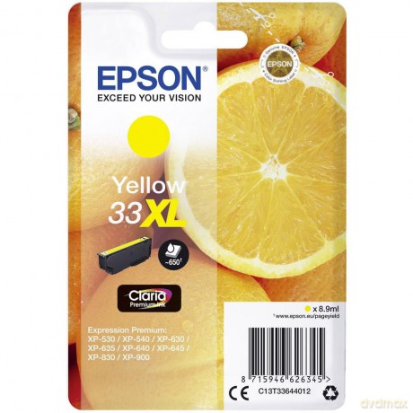 EPSON Tinte T3364 XL gelb