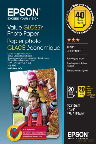 EPSON Value Glossy Fotopapier