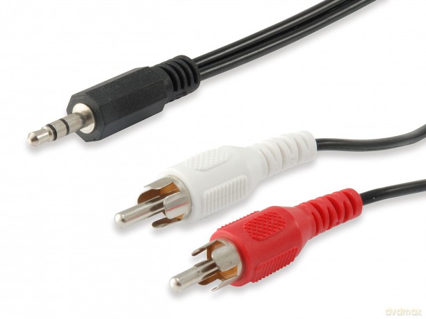 Equip Audiokabel 3.5mm/2x RCA St/St 2.50