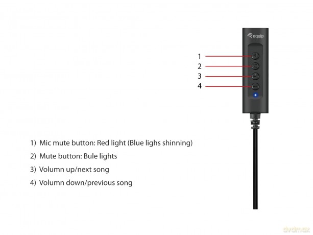 Equip Audiokabeladapter USB-A->1X Klinke