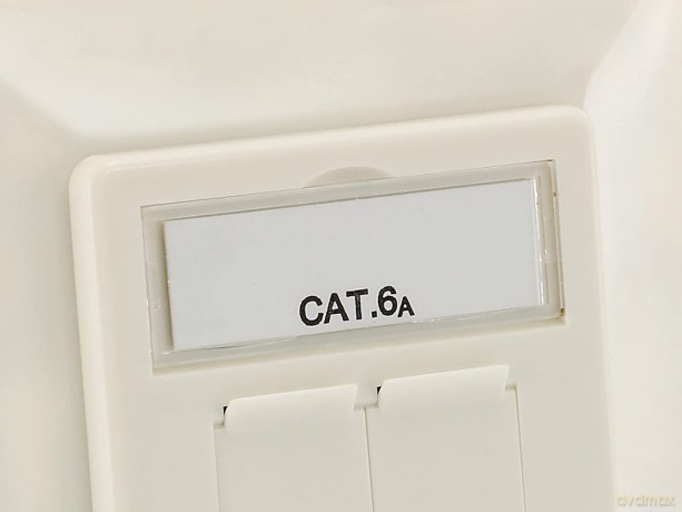 Equip Aufputz Frontplatte Cat6A 2x RJ45