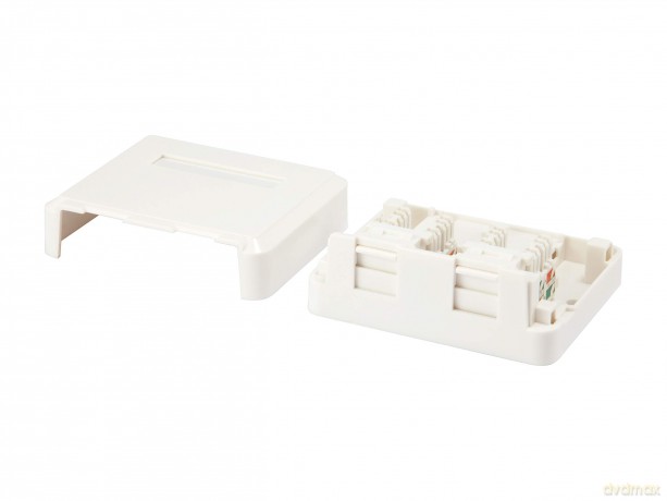 Equip Aufputzdose 2x Keystone Jack mit