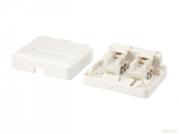 Equip Aufputzdose 2x Keystone Jack mit