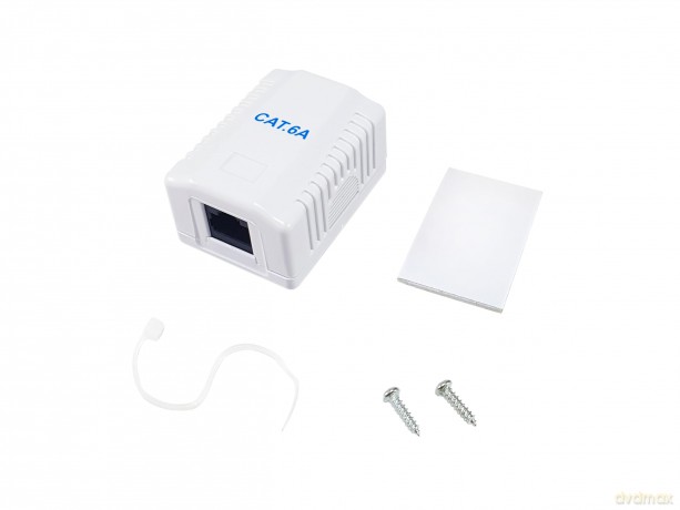 Equip Aufputzdose Cat6A 1-Port RJ45 UTP