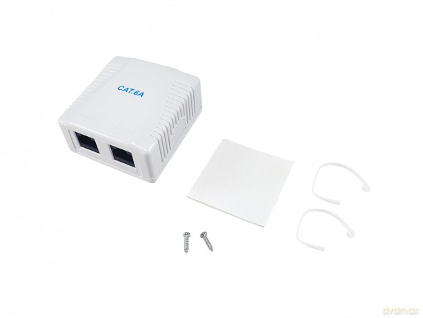 Equip Aufputzdose Cat6A 2-Port 2x RJ45 U