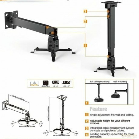 Equip Beamer Deckenhalterung universal b